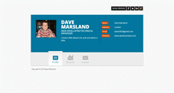 Desktop Screenshot of davidmarsland.com