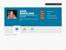 Tablet Screenshot of davidmarsland.com